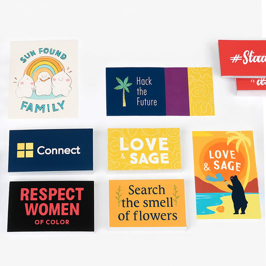 Rectangle stickers